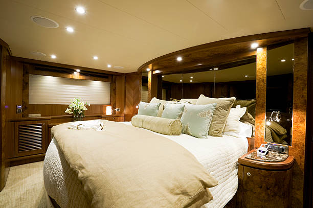 bedroom in yacht