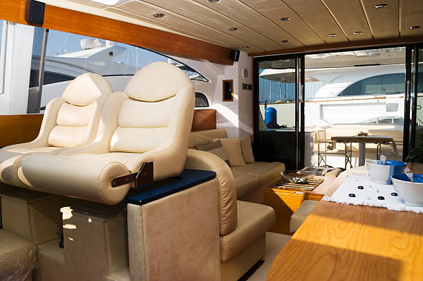 Luxury yacht interior. Related images: